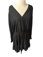 Michael Kors XL Black Midi Dress