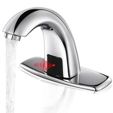 Automatic Touchless Bathroom Sink Faucet Commercial Sensor Motion Activated H...