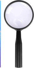 Magnifying Glass,10X 30X Handheld Reading Magnifying Glass 75mm Shatter