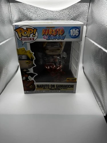 Funko Pop! Naruto On Gamakichi #106 Exclusive Figure (slight Damage)