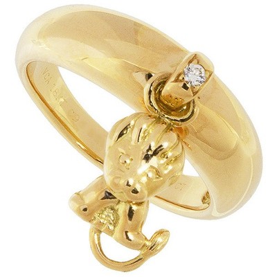 Van Cleef & Arpels Löwe Charm Diamant 750YG US#6-1/4 P0063408