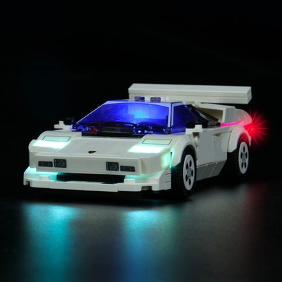 LED Lichtset für LEGO Speed Champions Lamborghini Countach 76908 - P31301