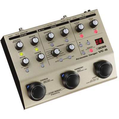 Boss VE-8 Acoustic-Singer Effektgerät für Gesang und Gitarre