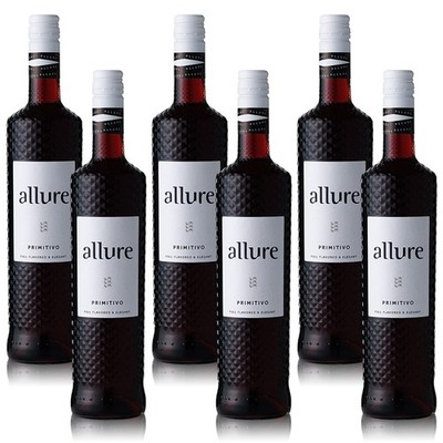 Allure Primitivo, halbtrocken, sortenreines Weinpaket (6x0,75l)