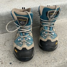 Asolo Womens Hiking Boots Beige Blue Gray Bla...