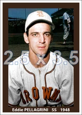 Eddie Pellagrini - 1948 St. Louis Browns - choose a style - colorized print