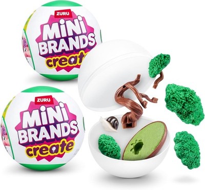 Mini Brands Create Garden Capsule (2 Pack) by ZURU, Mini Botanical Collectibles