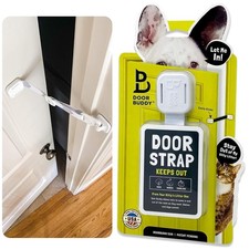 Customizable Cat Door Holder - Dog Proof with Easy 3M Adhesive Installation