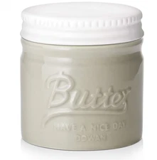 DOWAN Porcelain Butter Keeper Crock, French Ceramic Butter Dish with Lid, Butter