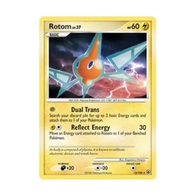 Pokemon Majestic Dawn Rotom (HR) #13 (Holo) EX