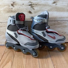 Vintage Nike Inline Skates Gray Roller Blades Hyper X350 72MM 80A Sz 4-7 (37/40)