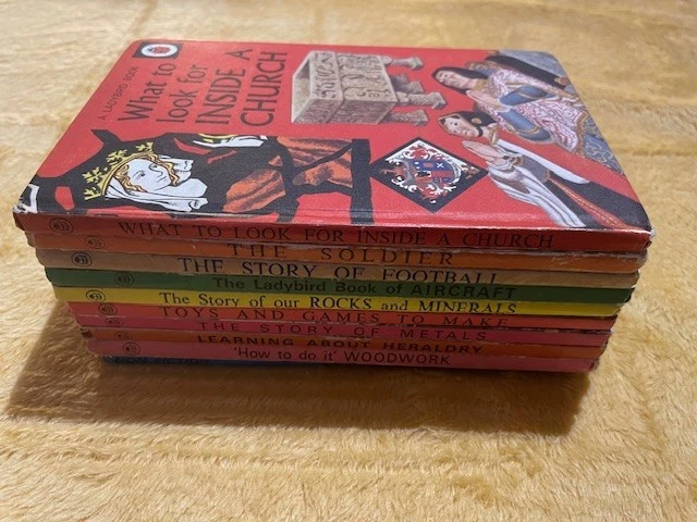 10x Ladybird books Vintage Bundle Joblot Railways Aircraft The Soldier Metals - Image 3 of 3