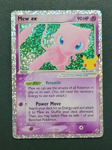 Mew ex 88/92 Classic Collection Celebrations: Classic Collection Pokemon Holo NM