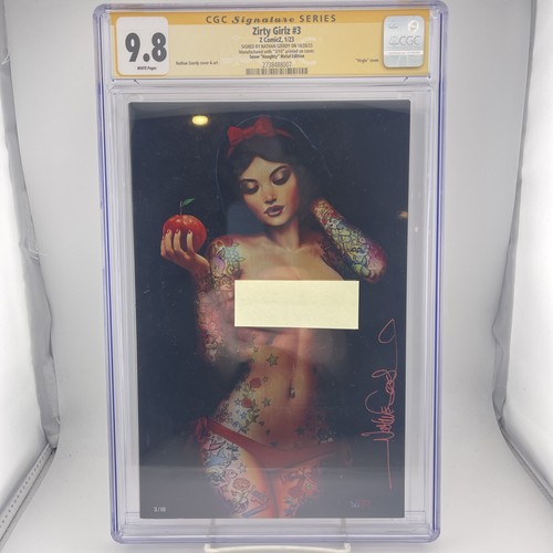 Zirty Girlz #3 CGC SS 9.8 Nathan Szerdy Snow White Naughty Metal Virgin LTD 10