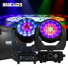 19x15W/19x20W LED RGBW Beam Wash Moving Head Light Zoom Show Event Or Fight Case