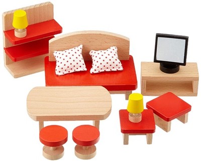 GoKi Furniture for Flexible Puppets Living Room Basic