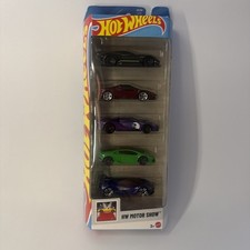 Hot Wheels 2025 HW Motor Show 5-Pack Ferrari Aston Ford Lamborghini Lotus New