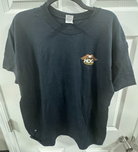 Harley-Davidson HOG Official Riding Club Graphic T-Shirt Mens Large Black Gildan