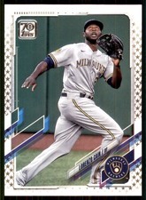 2021 Topps Gold Star #234 Lorenzo Cain Milwaukee Brewers