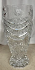 Royal Gallery 24% Lead Crystal large heavy VASE 12"
