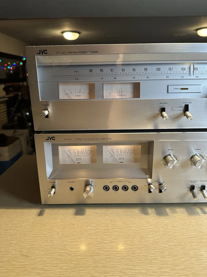 Vintage JVC JA-S22 Stereo amplifier 1978 + JT-V22 Tuner Full Service! STUNNING! - Image 4 of 4