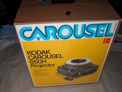 Kodak Carousel Projector 650H W/ Box, Remote, EXTRAS - PARTS / REPAIR