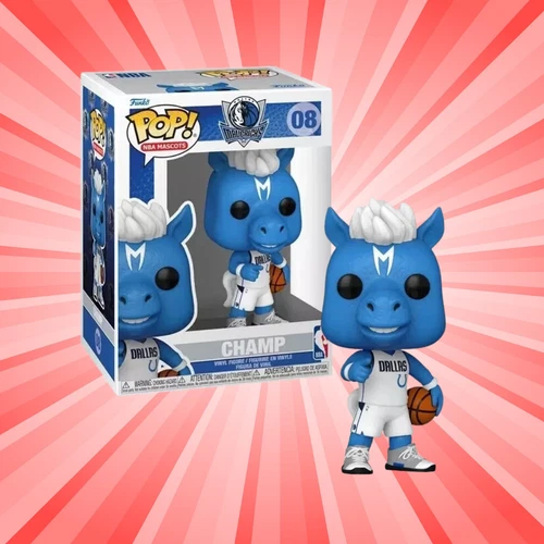 Funko Pop! NBA Dallas Mavericks Mascot Champ #08 w/Protector