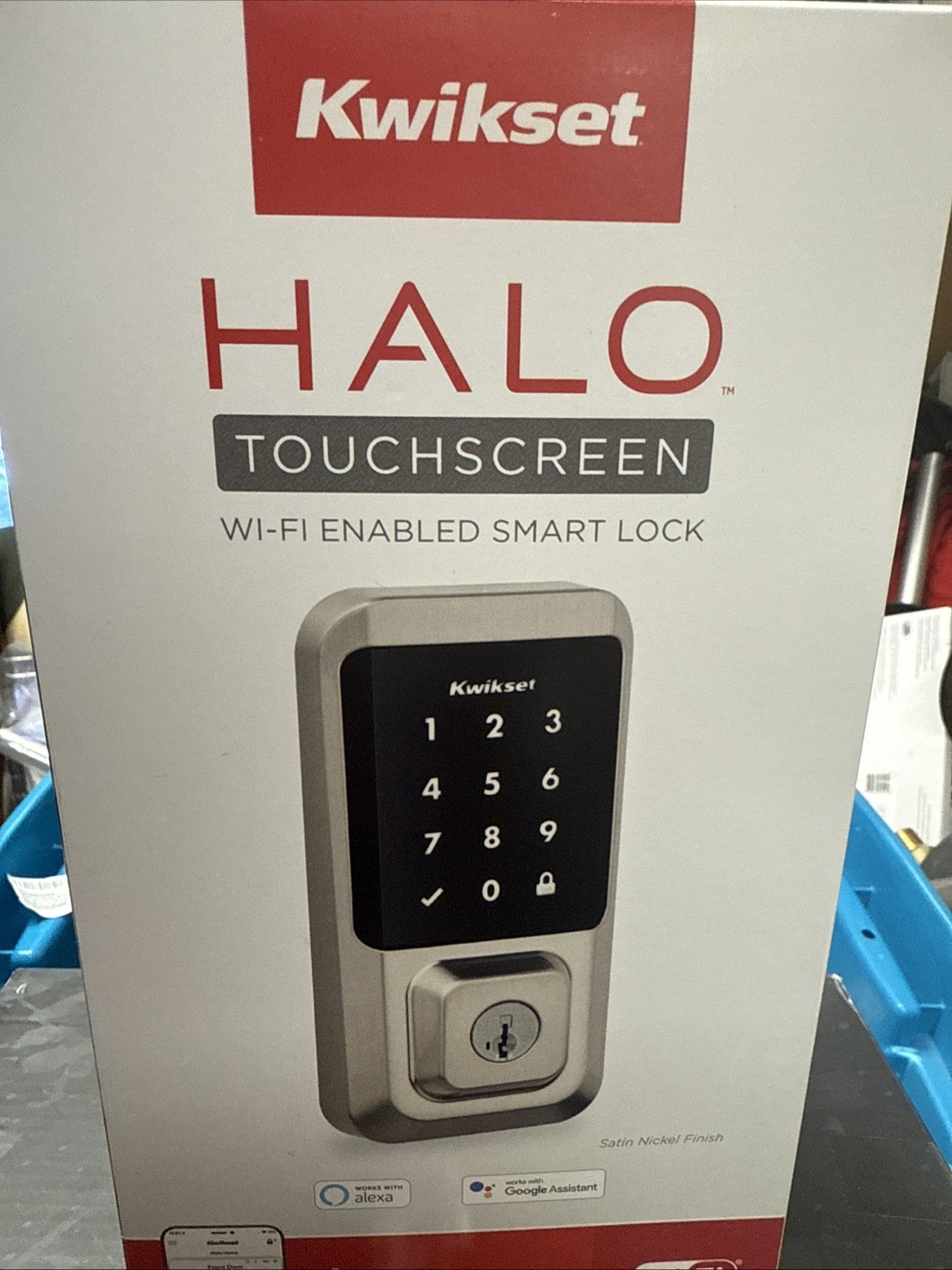 Kwikset Halo Touchscreen Wi-Fi Enabled Smart Lock - Satin Nickel