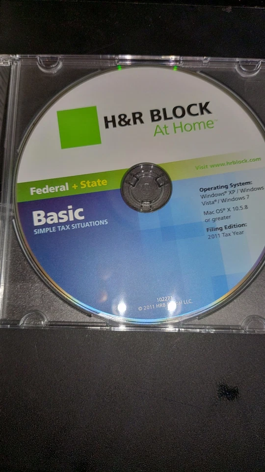 {H&R Block} At Home (2011)- Basic - Image 2 of 3