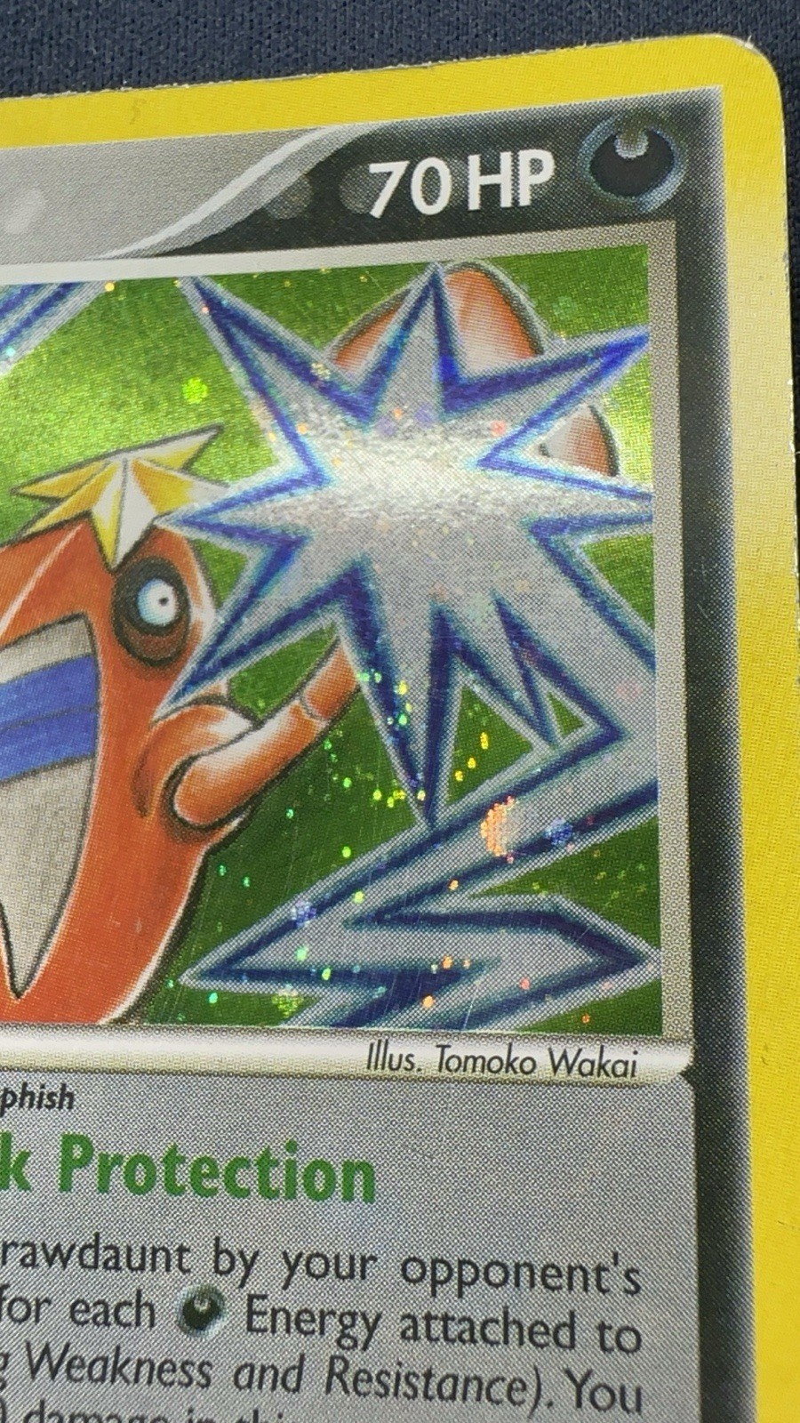 Pokemon Card - Crawdaunt Deoxys 6/107 Holo Rare Perfect Hand Swirl 🌀 MP B
