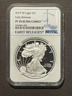 2019-W $1 SILVER AMERICAN EAGLE NGC PF70 Early Releases ER : 07295