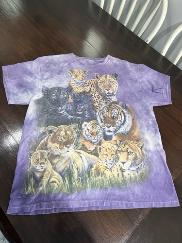 The Mountain Appalachian Lacewing Big Cats T-Shirt Purple Collin Bogle USA