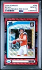 2024 donRuss Bo Nix Red Wave #369  PSA 10