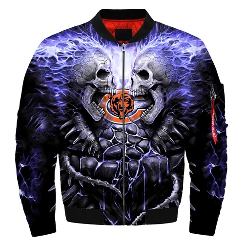 Chicago Bears Men's Flight Bomber Jacket