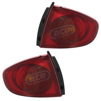 Seat Altea 2004-2015 Rear Light Tail Lamp Lens Back 1 Pair Left & Right Hand