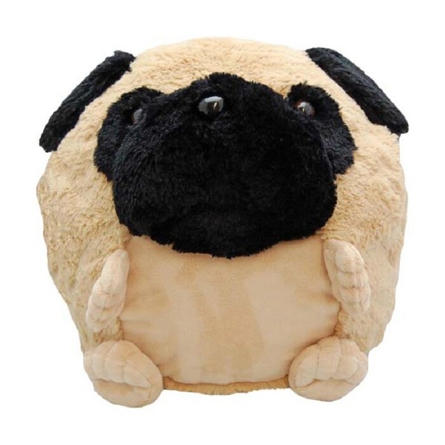 pug plush pillow