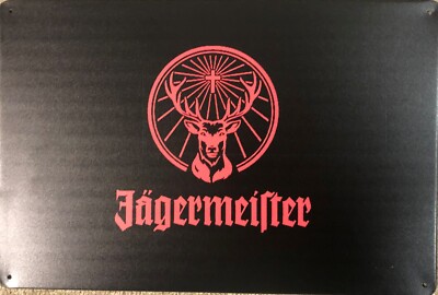 Jägermeister Blechschild Alkohol Schnaps Korn Wodka Likör