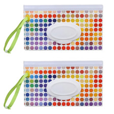 Baby Wipe Dispenser,Portable Refillable Wipe Holder,Baby Wipes Container,Wipe Di