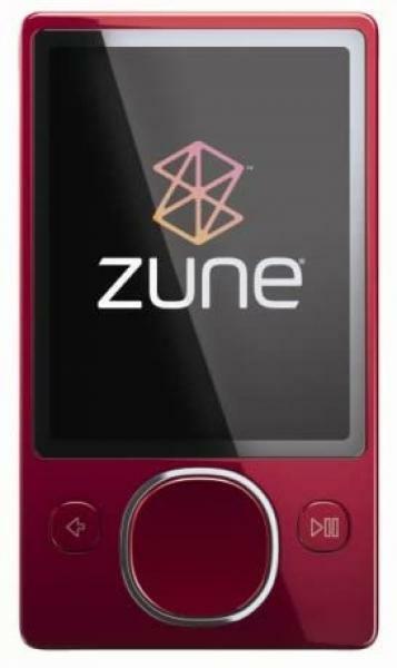 Microsoft Zune 120 GB A1376 Video MP3 Player - Red (H3A