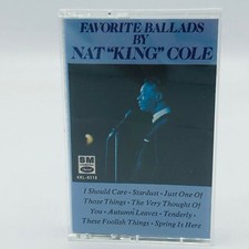 Favorite Ballads By Nat King Cole Cassette Tape1982 Capitol Records