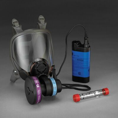 #ad 3M Powerflow 6800PF Face Mounted Powered Air Purifying Respirator Medium $545.00