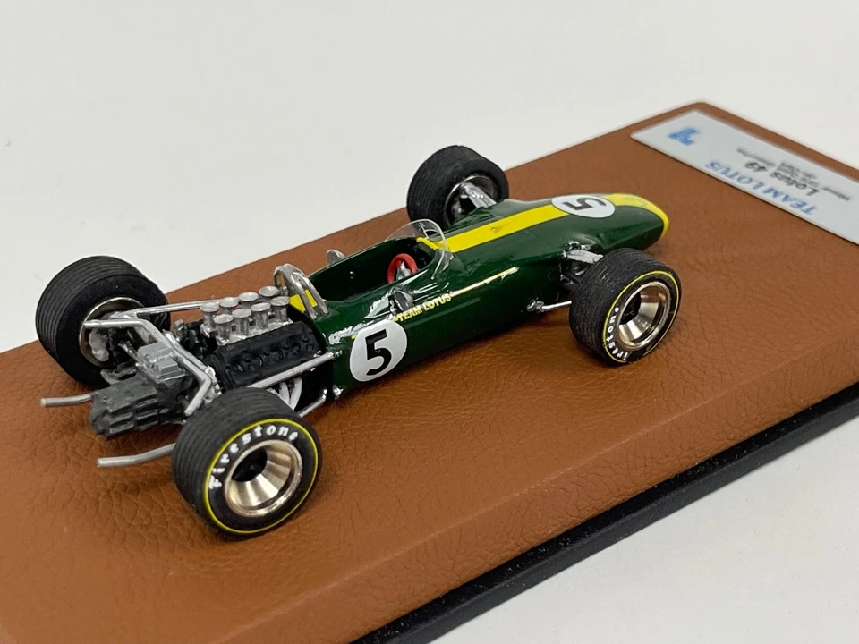 1/43 SMTS Lotus 49 ganador 1976 Gran Premio de Holanda de Jim Clark en cuero TN600 Foto 3 de 4