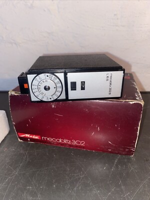 Metz Mecablitz 302 B L16B  in OVP mit Kabel VINTAGE 70/80er? Jahre