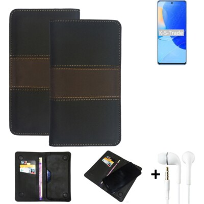 Wallet Case + Kopfhörer für Huawei nova 9 SE Schutzhülle Hand Tasche