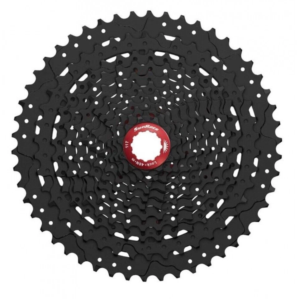 Cassetta Pignoni Sunrace mx8 mtb 11v 11-50 Compatibile Shimano Nero Bici - Immagine 2 di 2