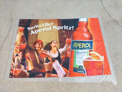 Flag Banner Advertising Tarpaulin Aperitif Aperol Spritz 1919 Padova Italy