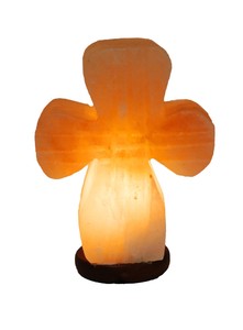 Details About Cross Model Himalayan Salt Lamp Sea Crystal Rock Large Hand Carved With Dimme