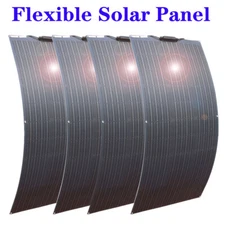 400W Watt Flexible Solar Panel 12V Mono Home RV Rooftop Camping Off-Grid Power