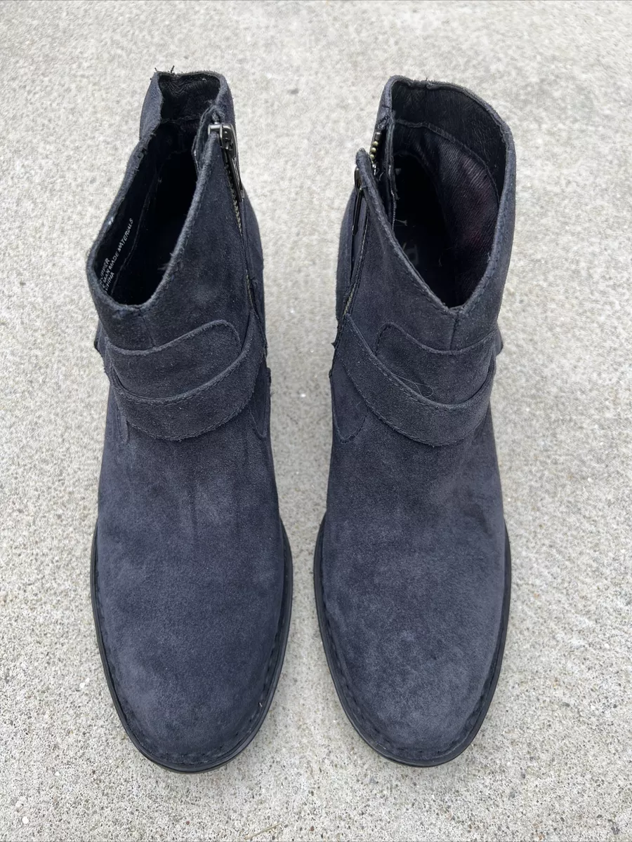 Born blue suede boots discount