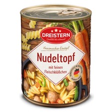 Dreistern Nudeltopf mit feinen Fleischklösschen hausgemacht 800g